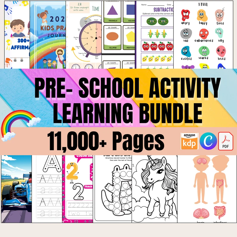 11,000+ Kids Activity Printable Sheets